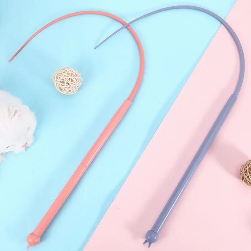 Silicone Cat Teaser Stick
