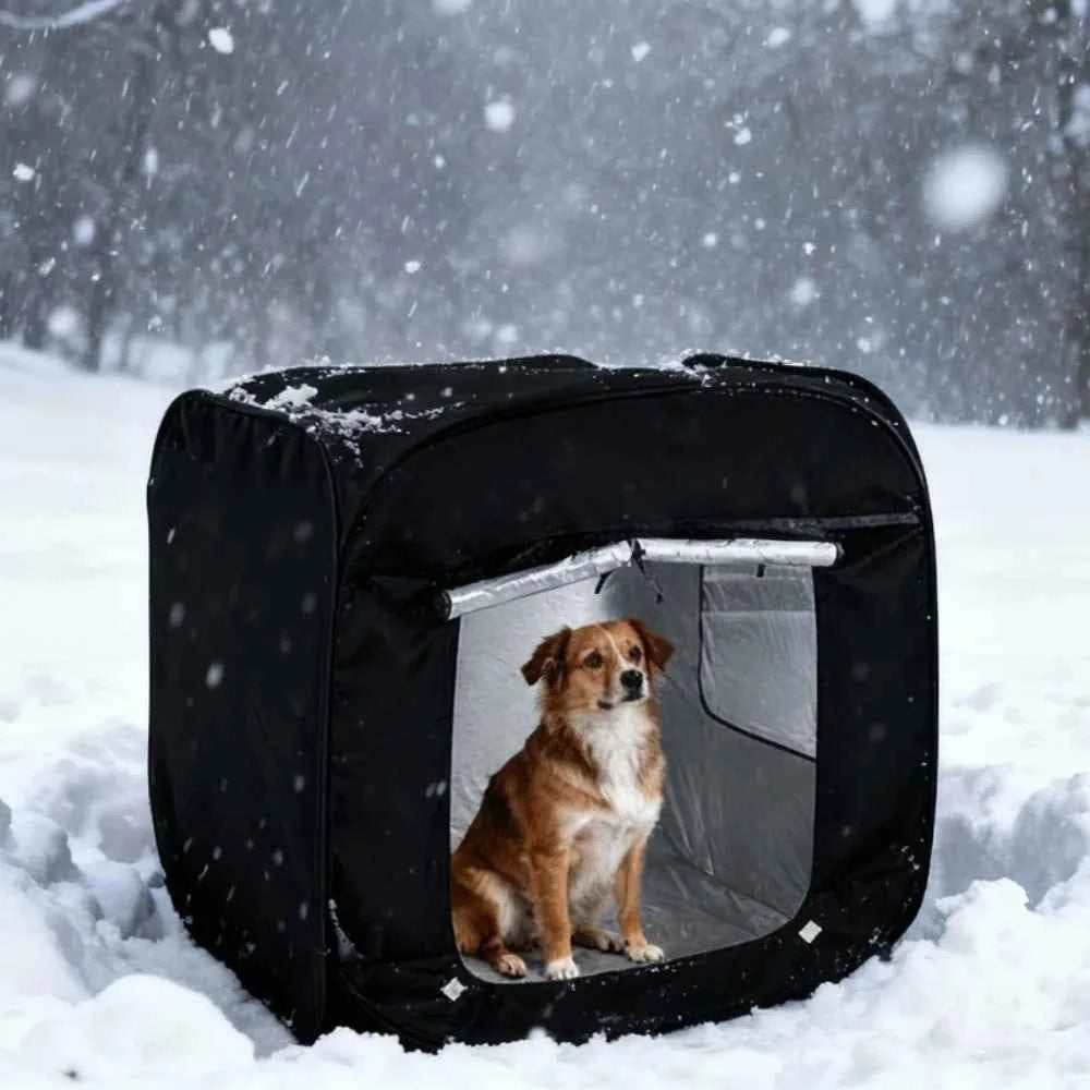2026 Portable Foldable Extra Large Pet Tent Multi-Functional Outdoor Travel Cage for Cat Dog Easy Operation Pet Shelter Storage