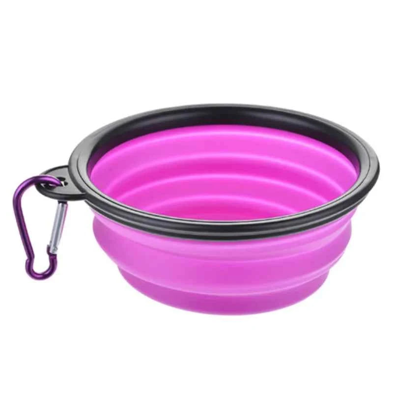 Portable Silicone Food & Water Bowl for Pets