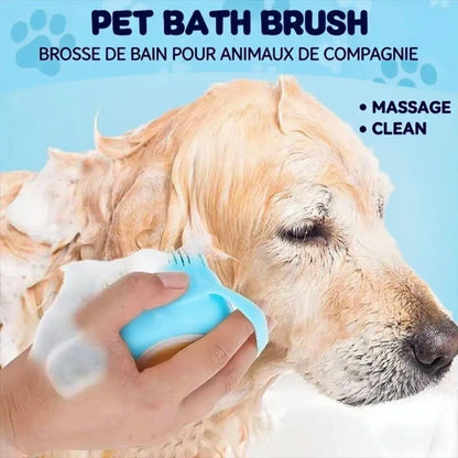 Silicone Dog Bath Massage Gloves Brush.