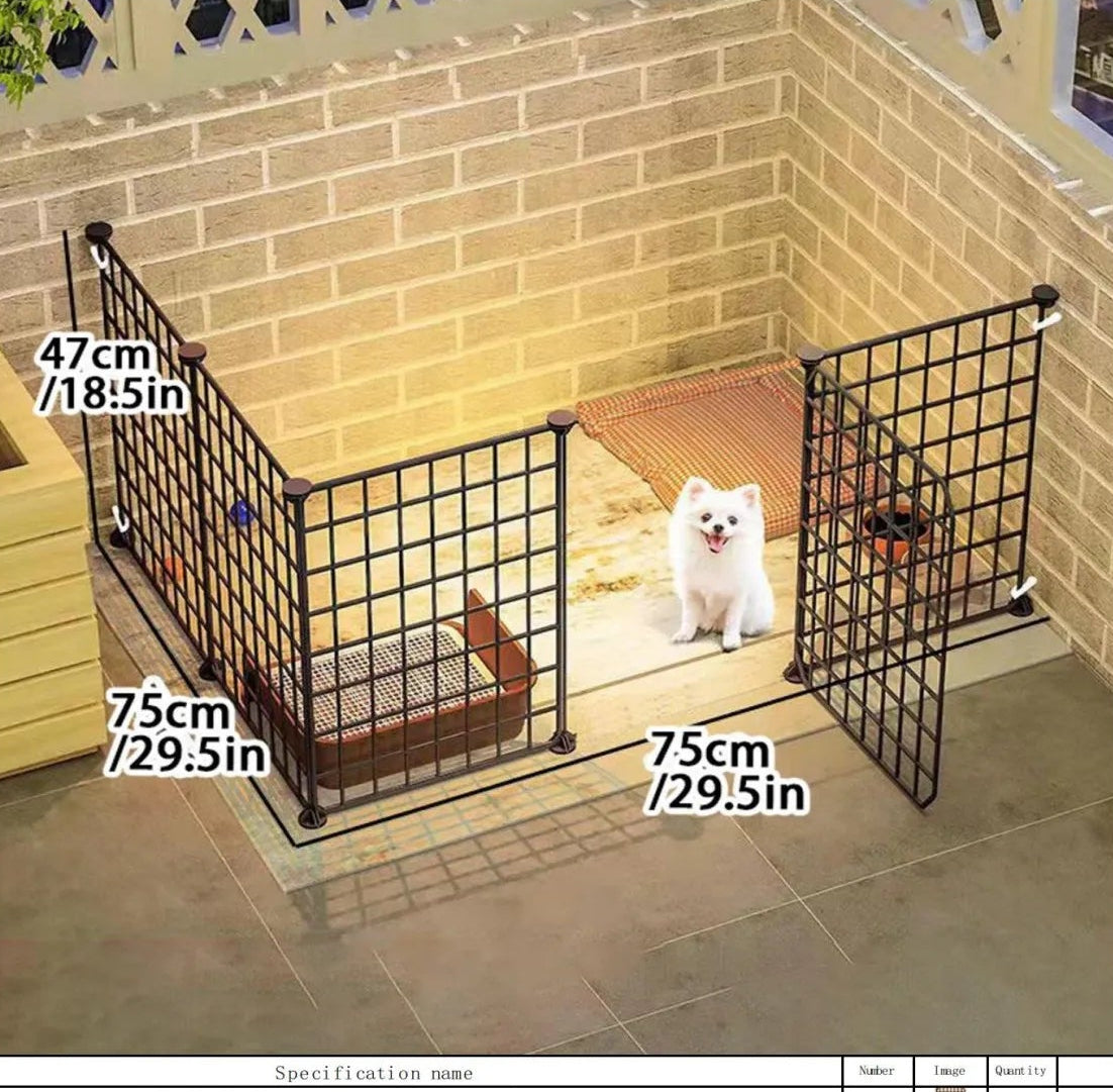 Indoor Dog Fence Gate Cage