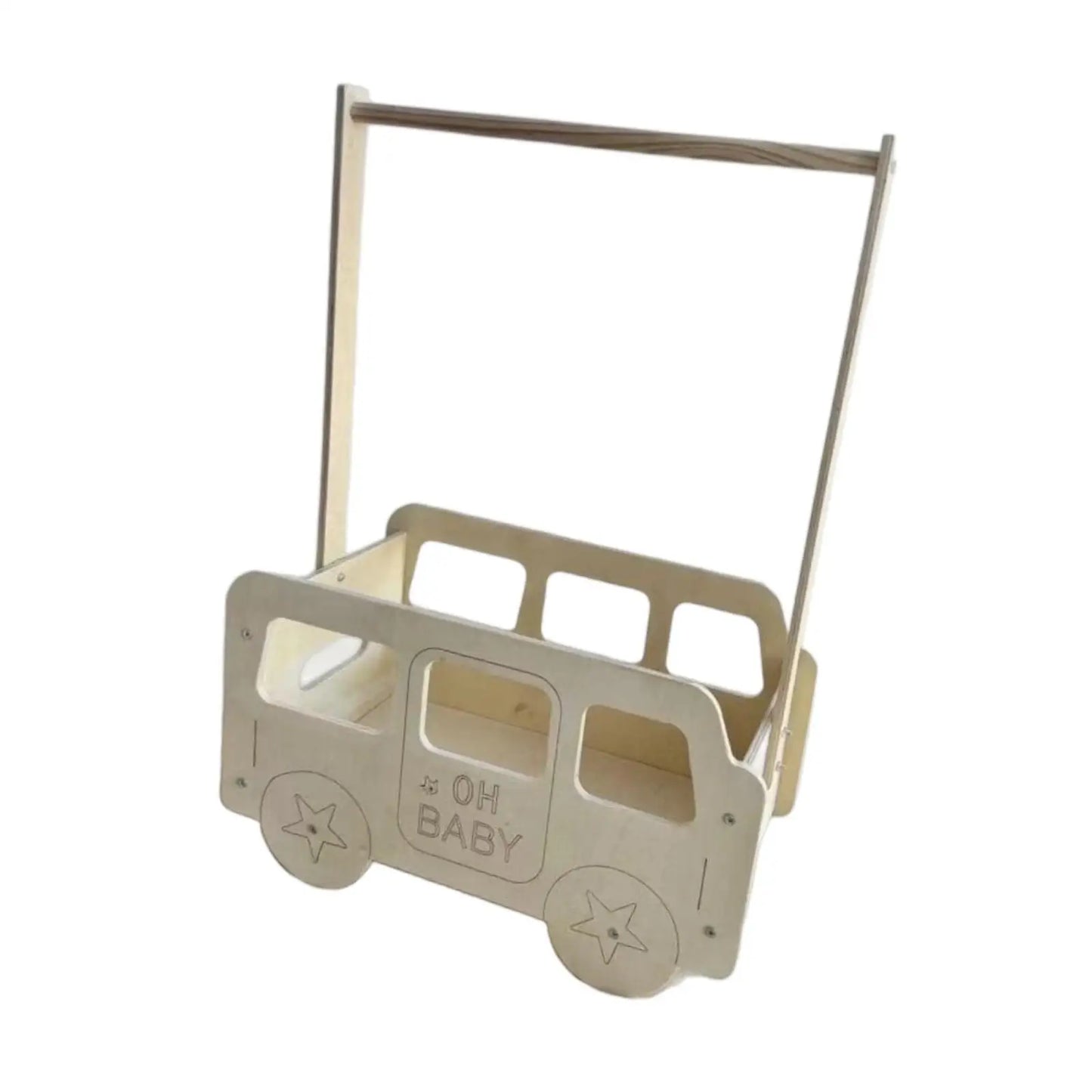 Pet Clothes Rack Multifunctional Wooden Simple Baby Shower Basket Pet Hanger Dog Wardrobe for Living Room Shoes Entryway Hats