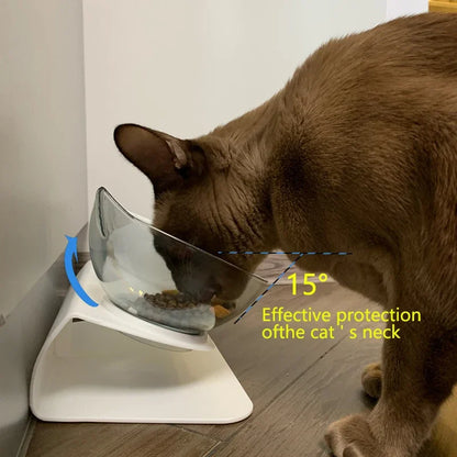 Non-Slip Double Bowl With Stand