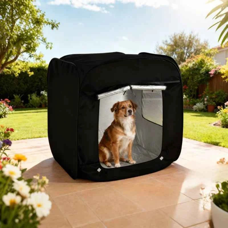 2026 Portable Foldable Extra Large Pet Tent Multi-Functional Outdoor Travel Cage for Cat Dog Easy Operation Pet Shelter Storage
