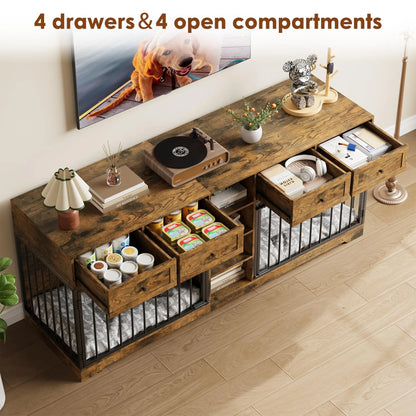 Large Double Dog Crate