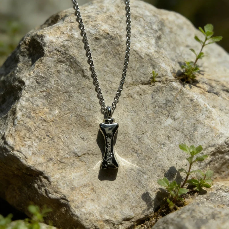 Bone Ash Locket Urn Keepsake Pendant for Pet
