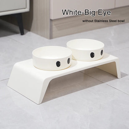 Raised Stand with Double Stainless Steel Bowls