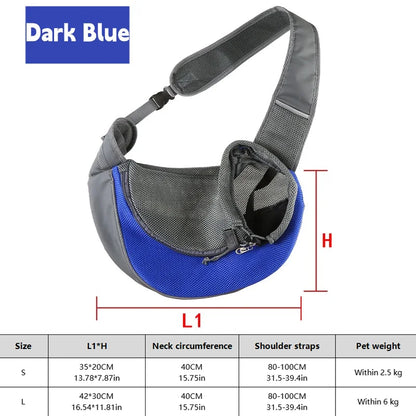 Pet Sling Carrier Crossbody Bag