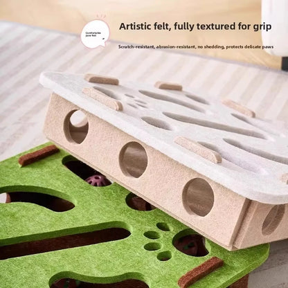 Cat Puzzle Felt Puzzle Box