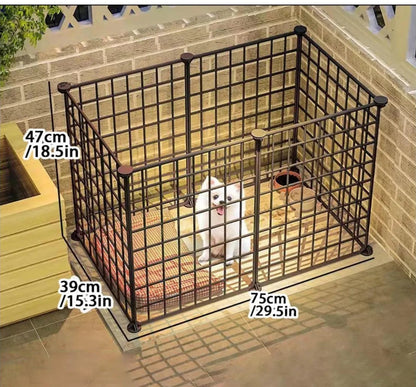 Indoor Dog Fence Gate Cage