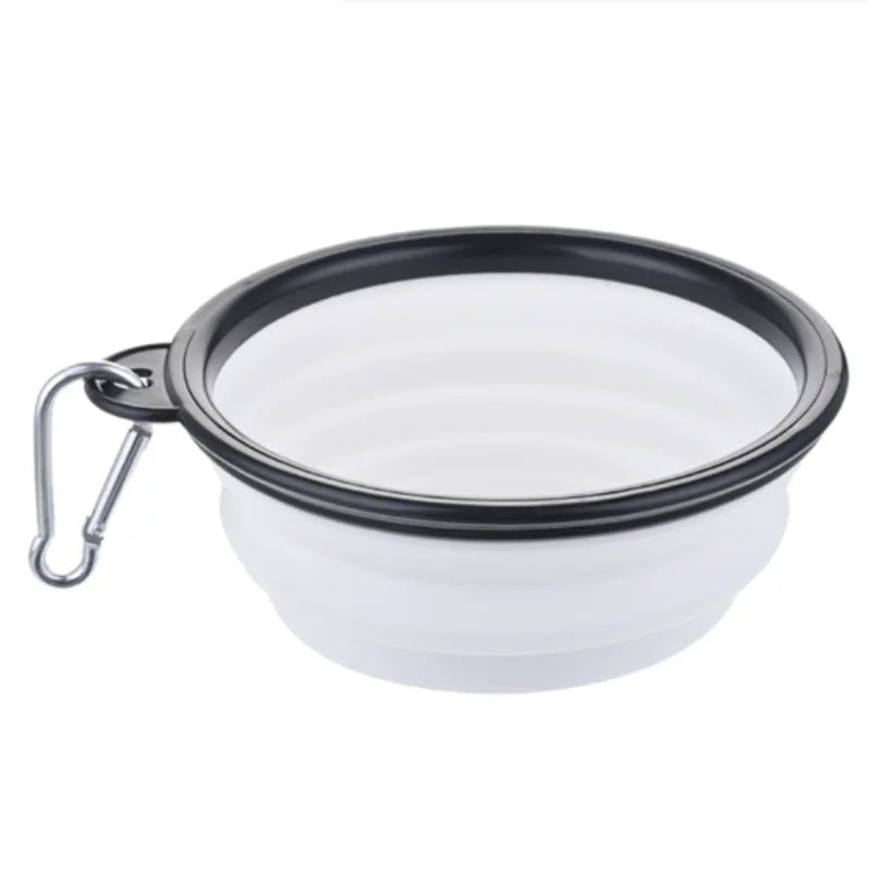 Portable Silicone Food & Water Bowl for Pets