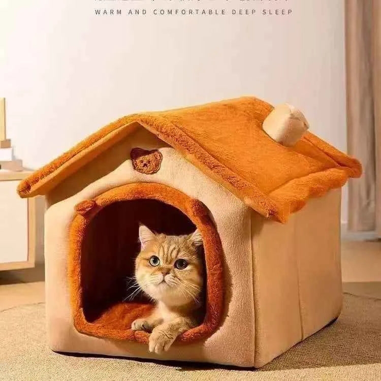 Teddy Winter Warm Cat Dog House