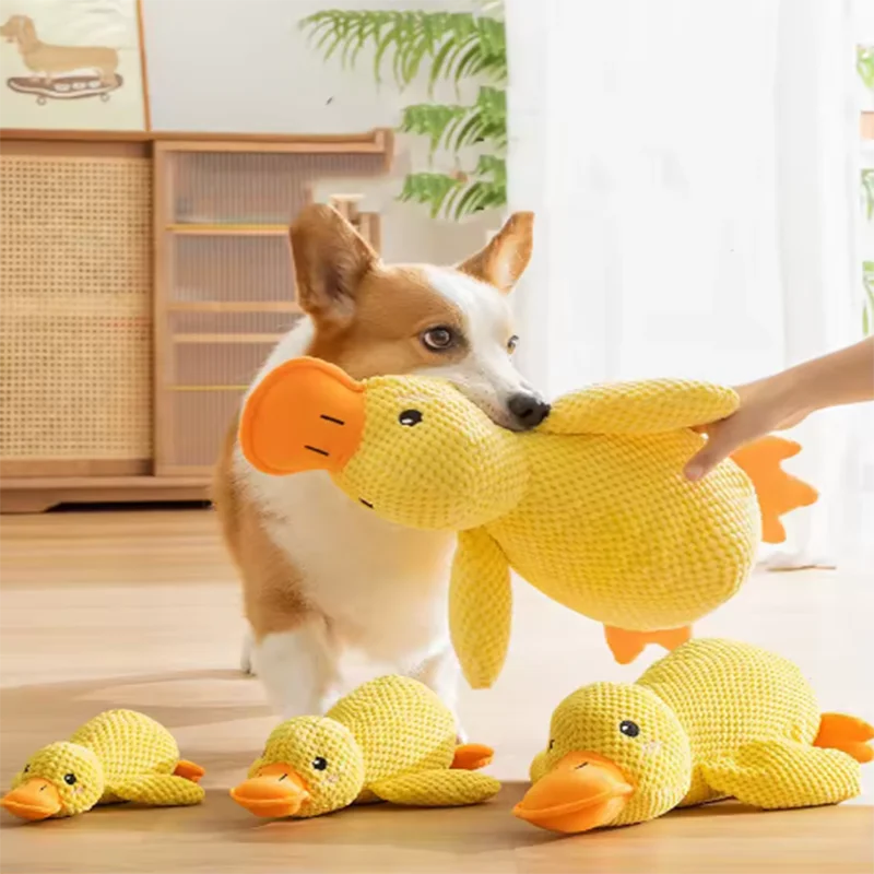 Dog Hug Duck Plush Toy