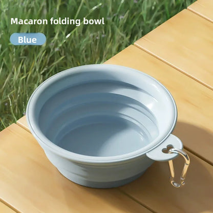 Collapsible Travel Portable Foldable Silicone Pet Bowl