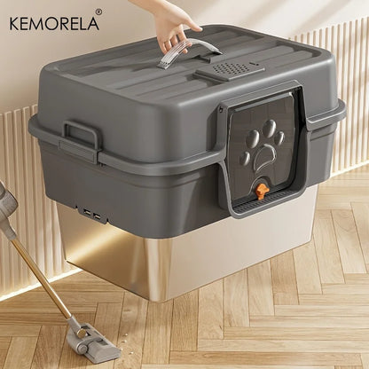 Enclosed Cat Litter Box