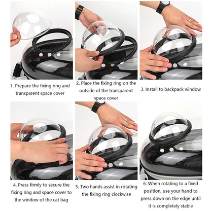 Portable Transport Pet Carrier Space Capsule Bags