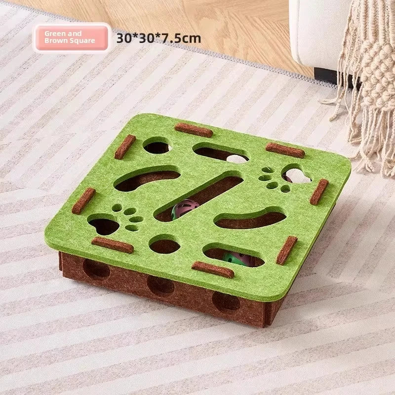 Cat Puzzle Felt Puzzle Box