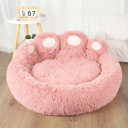 Fluffy Dog Winter Warm Sofa Bed