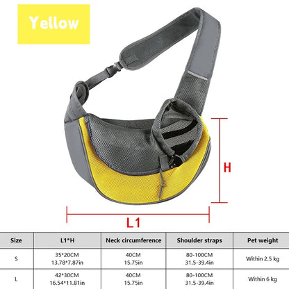 Pet Sling Carrier Crossbody Bag