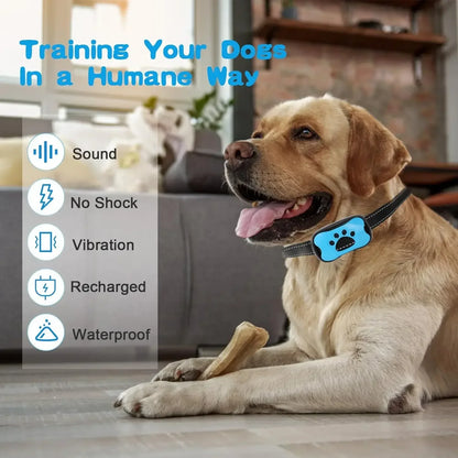 USB Rechargeable Dogs Training Anti-Bark Collar