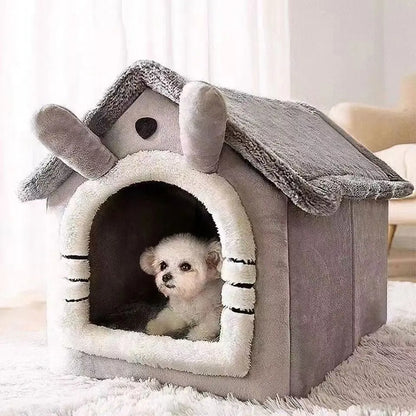 Teddy Winter Warm Cat Dog House