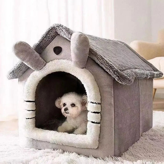 Teddy Winter Warm Cat Dog House