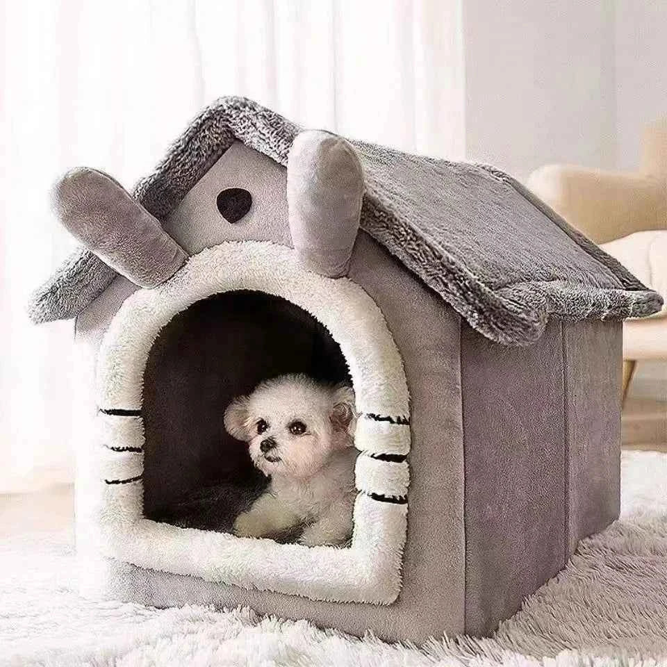 Teddy Winter Warm Cat Dog House