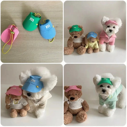 Embroidered Summer Sun Hat for Dogs