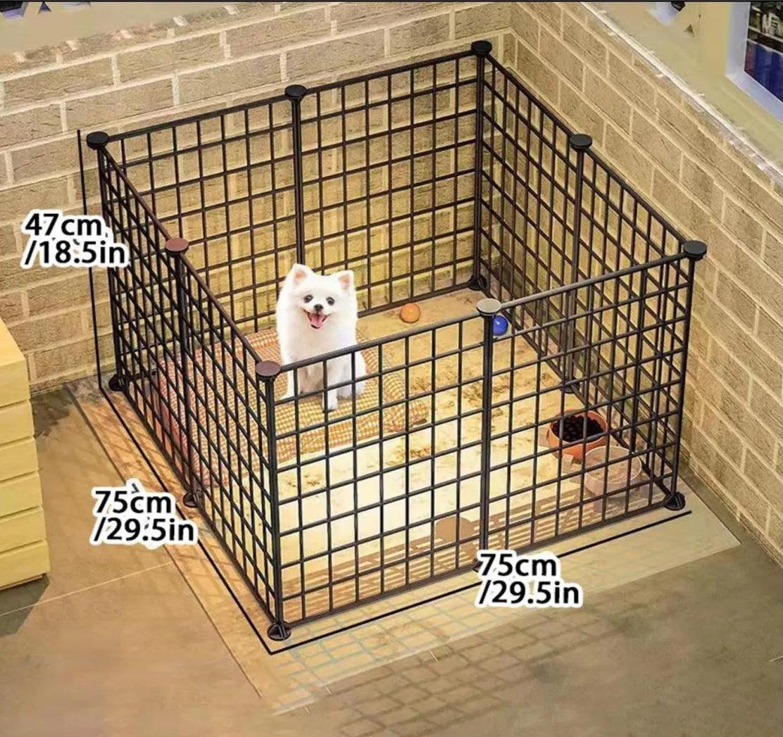 Indoor Dog Fence Gate Cage