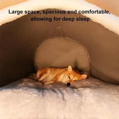 Winter Warm Detachable Pet Sleeping Bed House