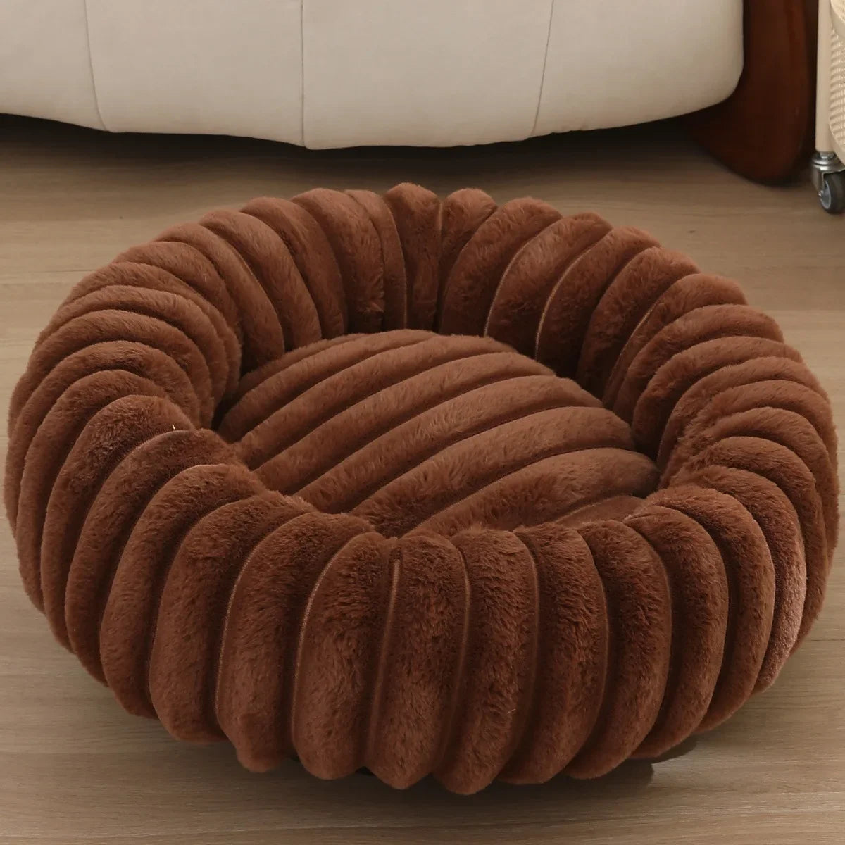 Round Super Soft Pet Bed