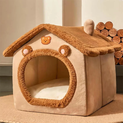 Foldable Pet Cave Sofa Bed House