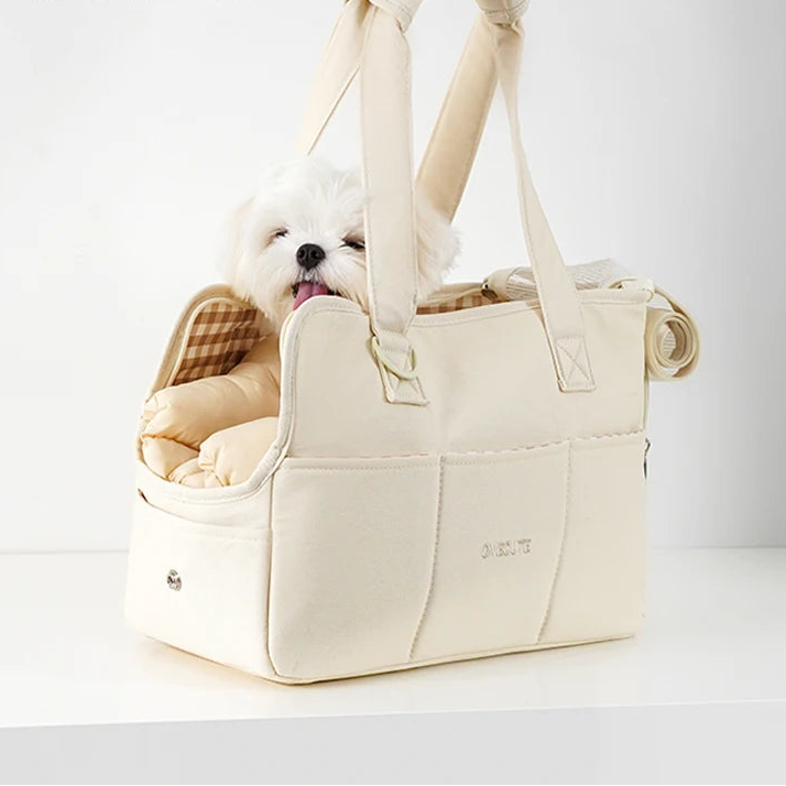 Puppy Go Out Portable Shoulder Handbag