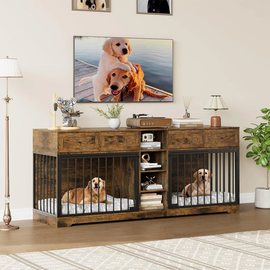 Large Double Dog Crate