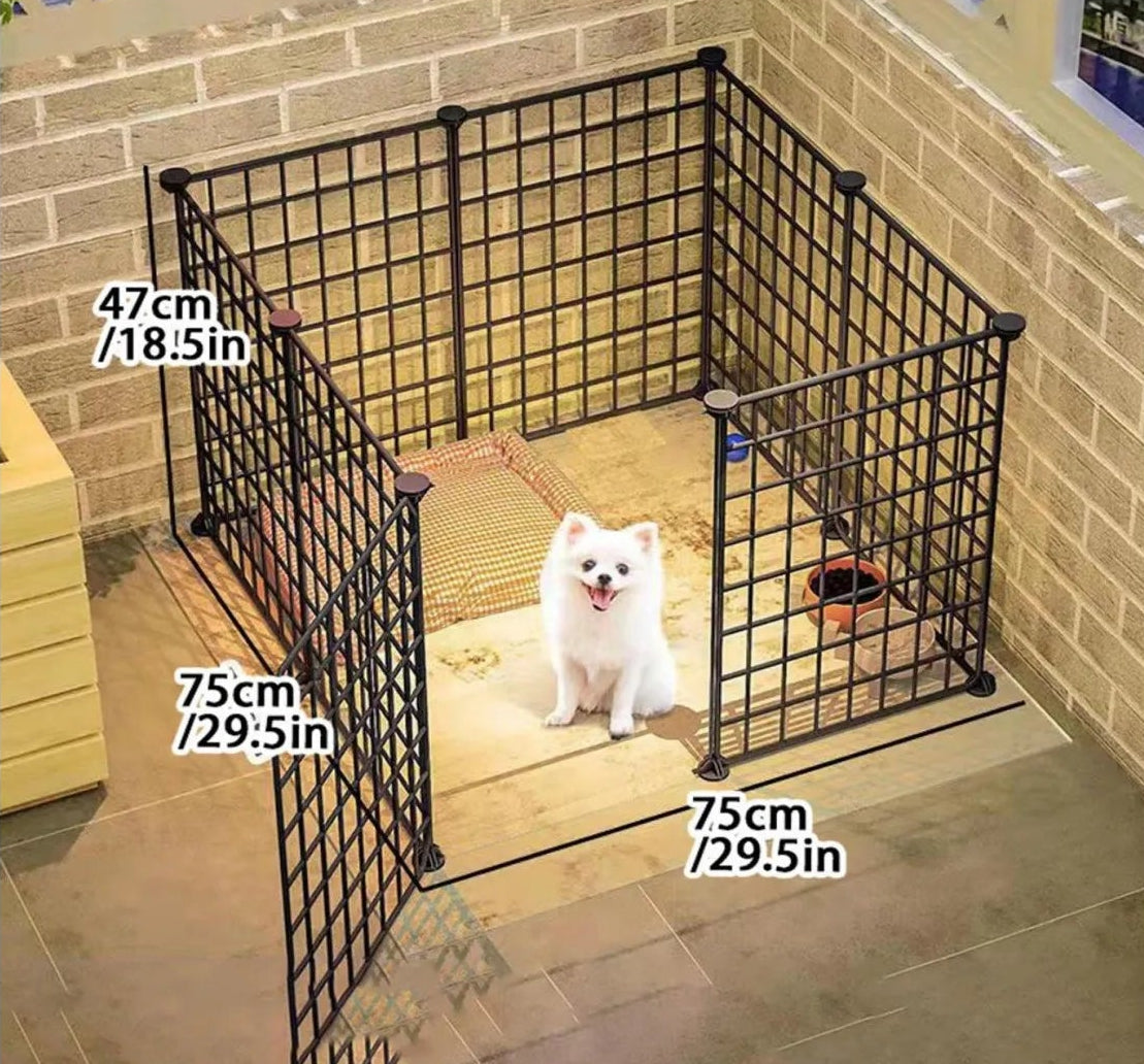 Indoor Dog Fence Gate Cage