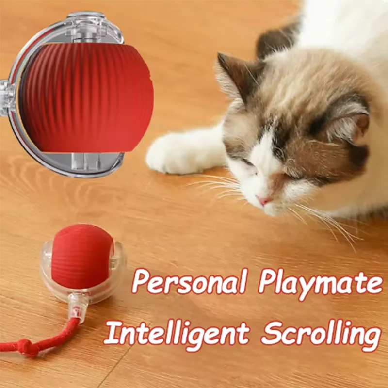 Automatically Teasing Cat Ball