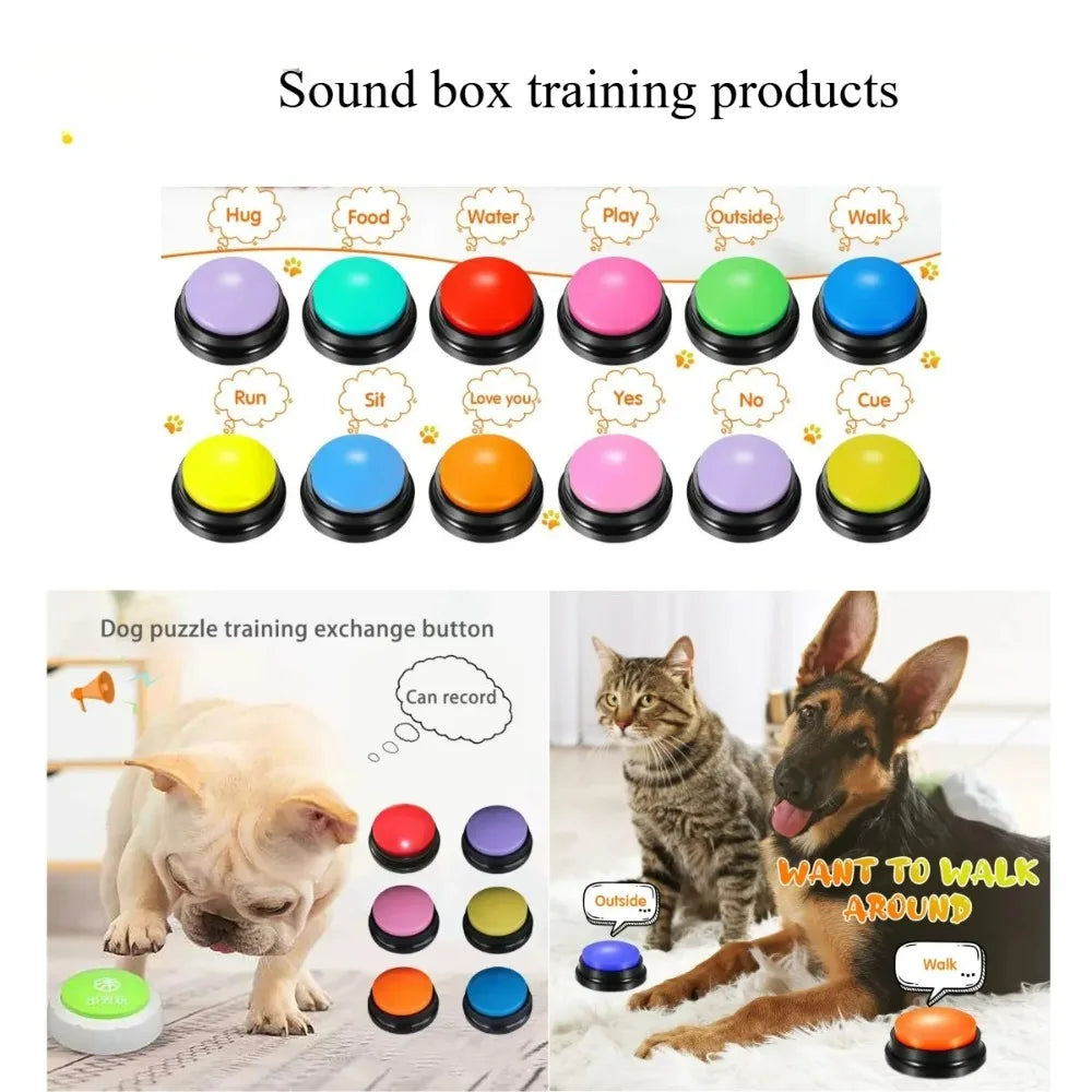 Communication Voice Recording Button for Pet Training Buzzer