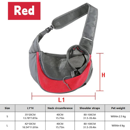 Pet Sling Carrier Crossbody Bag