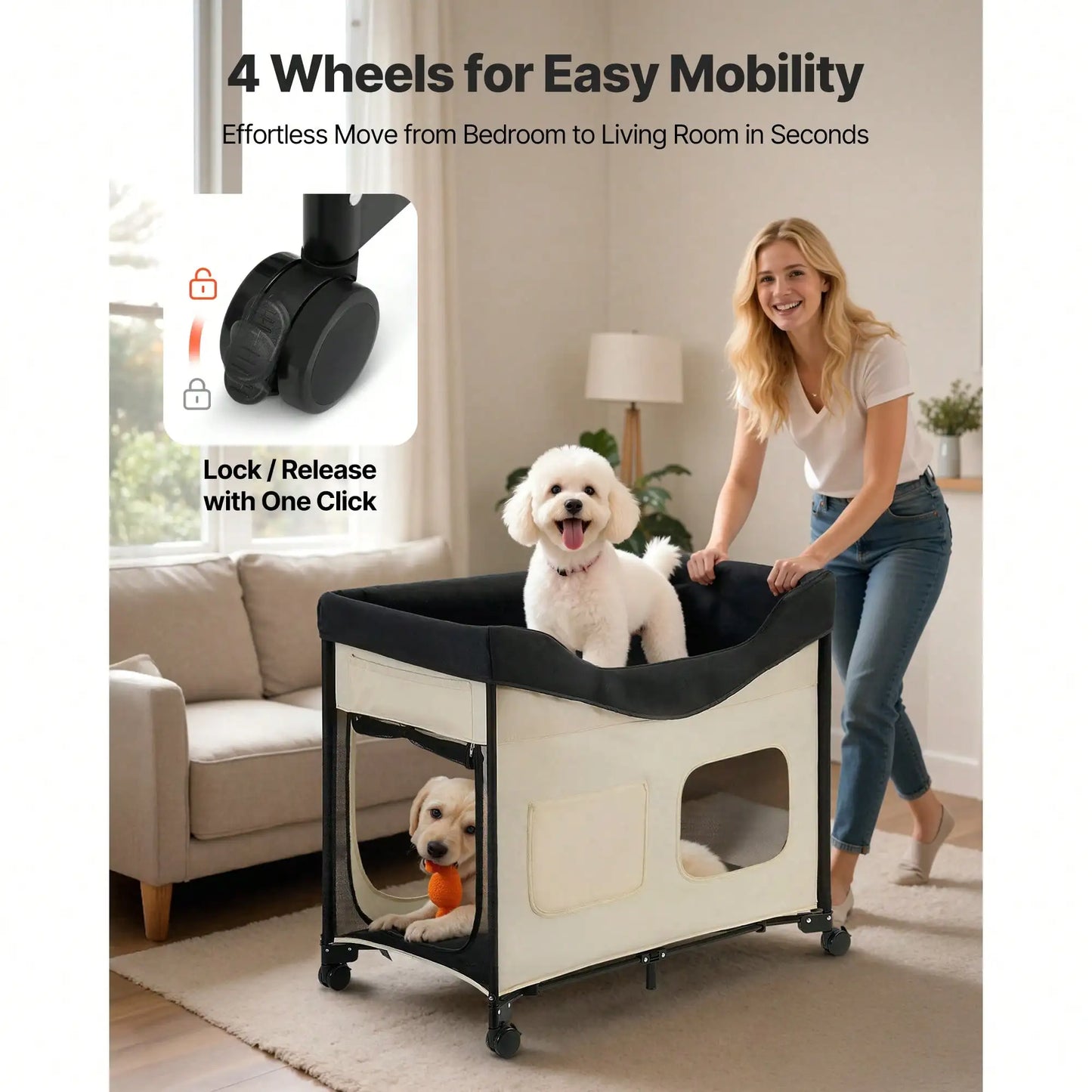 Elevated Dog Bed for Large Dogs