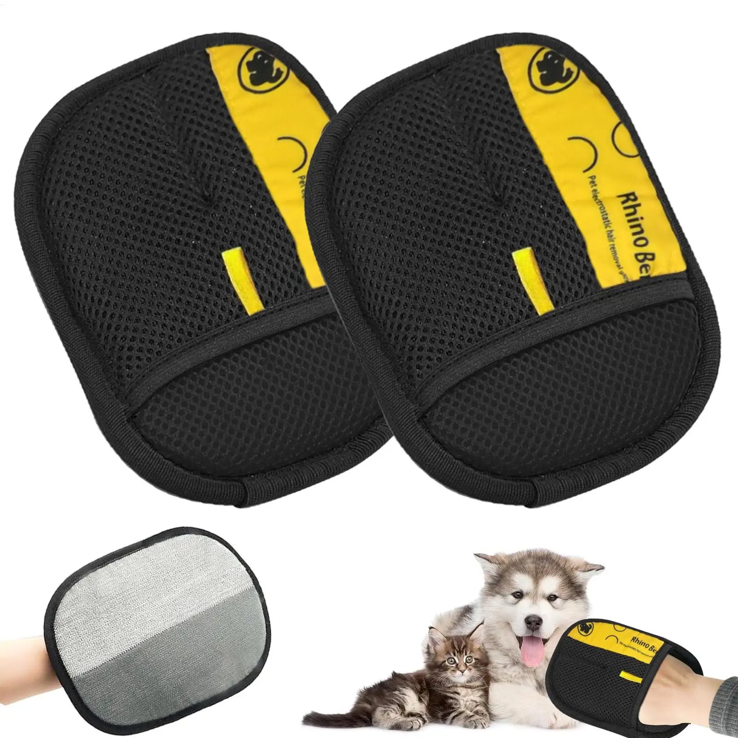 2pcs Grooming Gloves