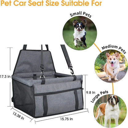 Car Seat Cover Foldable Hammock Pet Harness Basket Bag