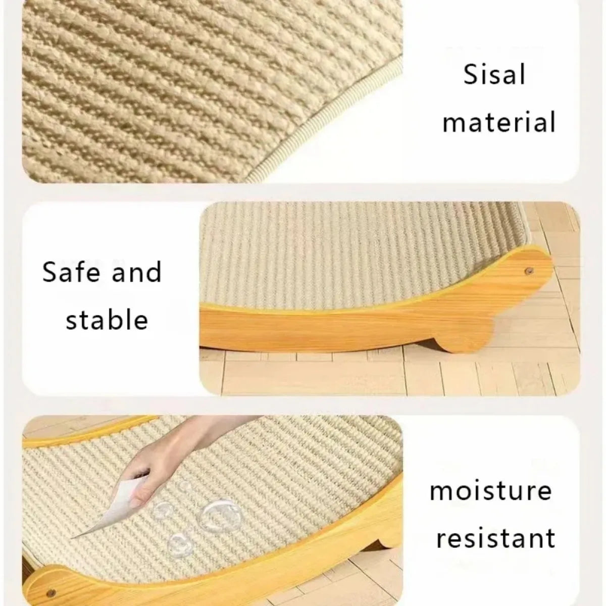 Multifunction Detachable Cat Bed & Scratch Board
