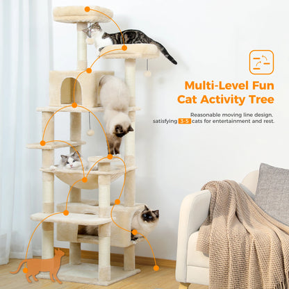Indoor Multi-Level Cat Tree & Tower