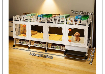 Pet Cage with Pull-Out Tray