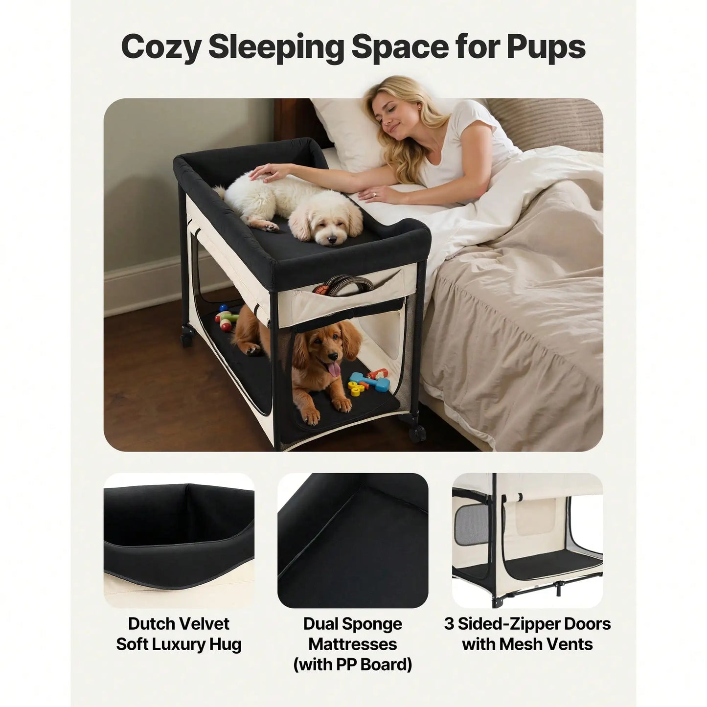 Elevated Dog Bed for Large Dogs