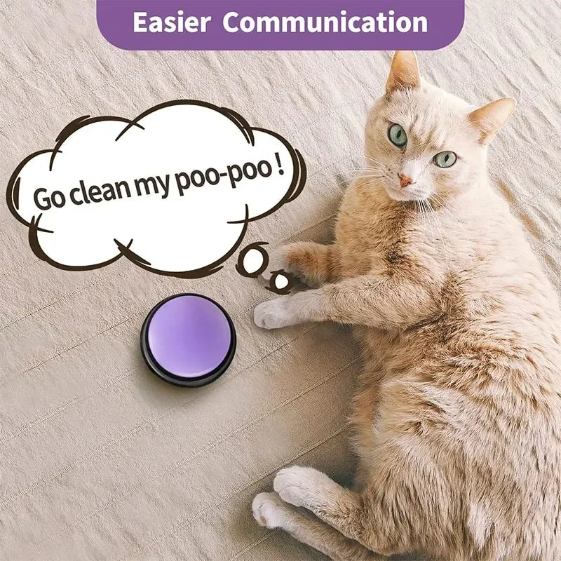 Communication Voice Recording Button for Pet Training Buzzer