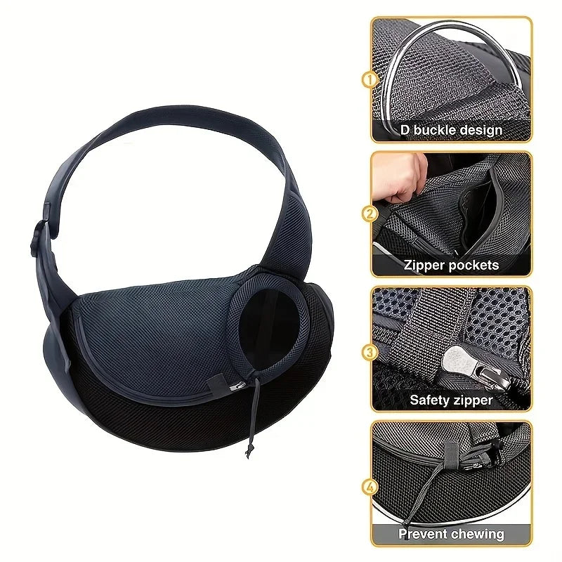Pet Sling Carrier Crossbody Bag
