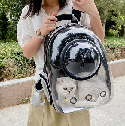 Portable Transport Pet Carrier Space Capsule Bags