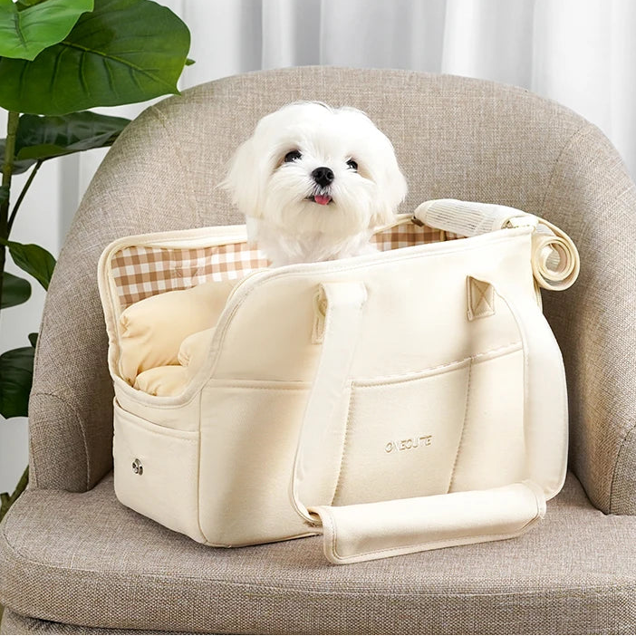 Puppy Go Out Portable Shoulder Handbag