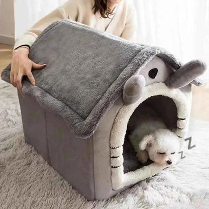 Teddy Winter Warm Cat Dog House